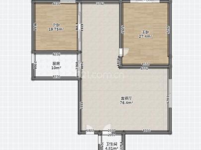 新国光商住广场 3室 1厅 125平米