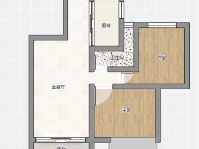 滨沁华庭（洪殿单元f-28地块） 2室 2厅 86平米