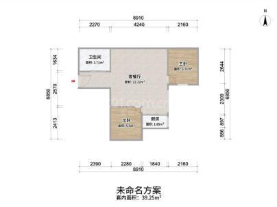 永川锦园 2室 1厅 63平米