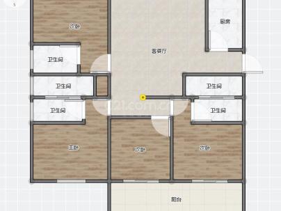 尚悦园(朱垟安置房) 4室 2厅 153平米