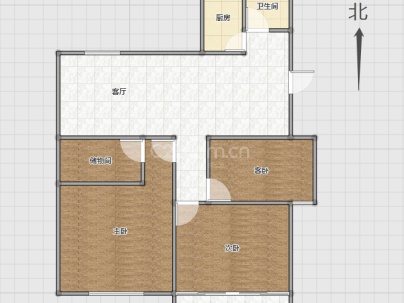 雪景公寓 3室 2厅 130平米