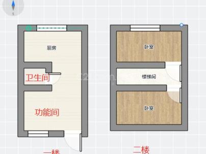 江田公寓 2室 2厅 36平米