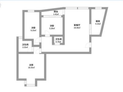 锦东家园一期 3室 2厅 152平米