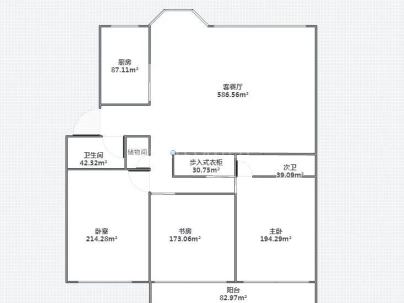 百合苑 3室 2厅 141.7平米