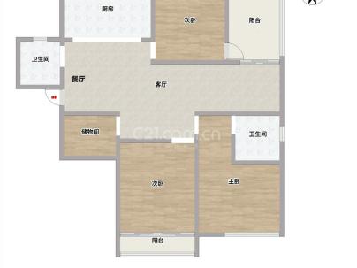 东祥锦园(杨府山北片安置房3号地块) 4室 2厅 136平米