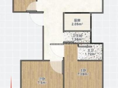 江宸雅园 3室 2厅 128平米