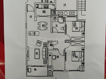 瑧晟华庭（永中单元D-17地块） 3室 2厅 108平米
