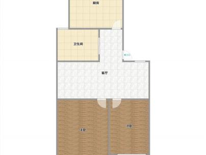 双乐东小区 3室 2厅 81.75平米