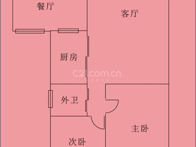 金轩嘉园 3室 2厅 82平米