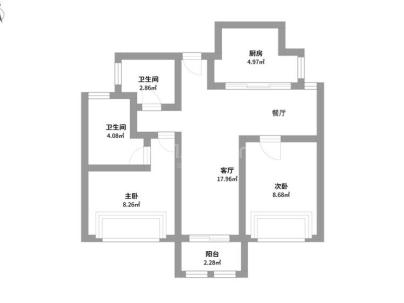 麓颂苑（上田F04地块） 3室 3厅 100平米