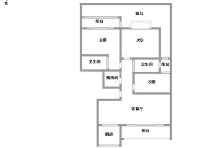 瑞霞公寓 3室 2厅 144平米