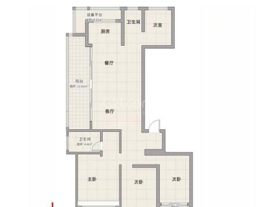 江山云起 4室 2厅 142平米