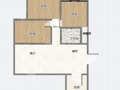 新龙公寓 3室 2厅 110平米