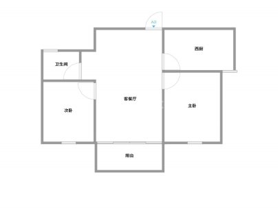 东达锦园 2室 1厅 87平米