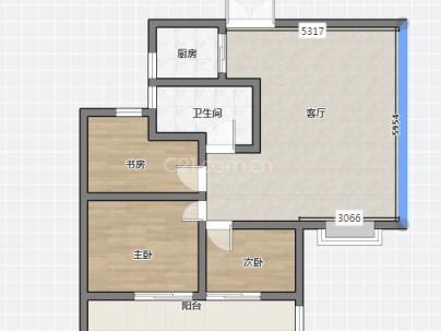 锦延家园 3室 2厅 97平米