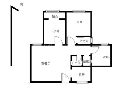 云泰锦园 3室 1厅 100平米