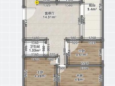 中和家园 3室 2厅 91平米