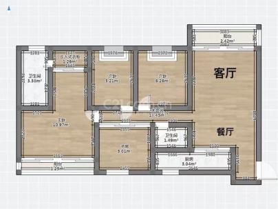 上堡公寓 4室 2厅 168平米
