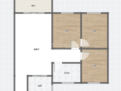 雍锦园 3室 2厅 72平米