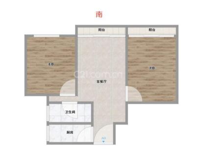 教新红色家园 2室 1厅 100平米