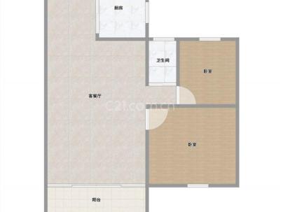 望金佳苑 2室 1厅 77平米