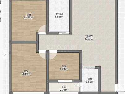 嘉福公寓 3室 2厅 105平米