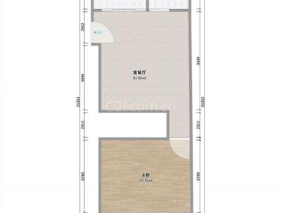 永楠公寓 2室 1厅 50平米