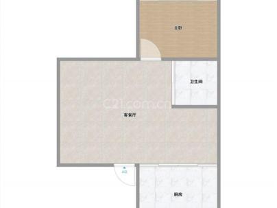 屯前公寓 2室 1厅 61平米
