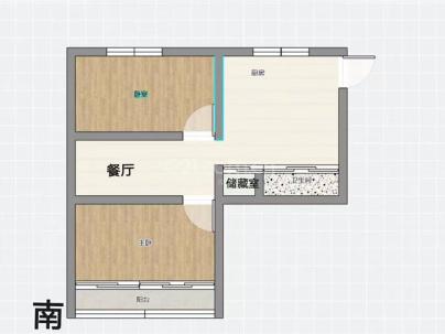 水心桔组团 2室 1厅 58平米