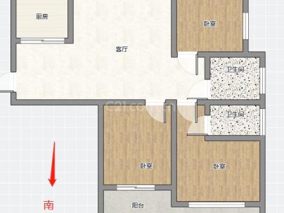 吕家岸锦园 3室 2厅 130平米