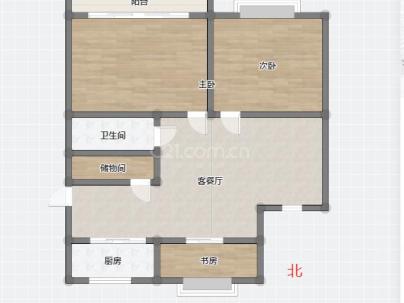 呈祥家园 3室 2厅 96.35平米