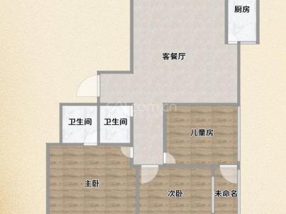 丽江花苑 3室 2厅 145平米
