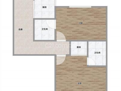 豪盛花苑 1室 23平米