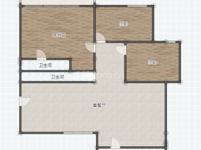 龙江景苑 3室 2厅 136平米