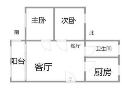 金竹锦园 2室 2厅 100平米