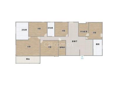 永川锦园 4室 2厅 216平米