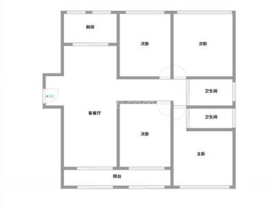 德香园 3室 2厅 143平米