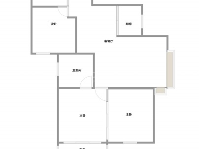 万盛锦园 3室 2厅 135平米
