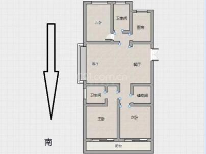 滨沁华庭（洪殿单元f-28地块） 4室 2厅 139平米