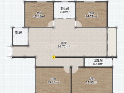 汤锦园 4室 2厅 175平米