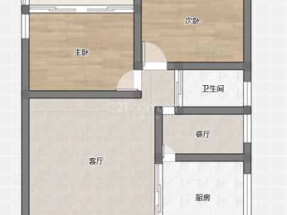 水心榆组团 2室 1厅 77.85平米