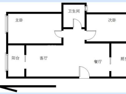 德信·海派公馆 2室 2厅 74平米