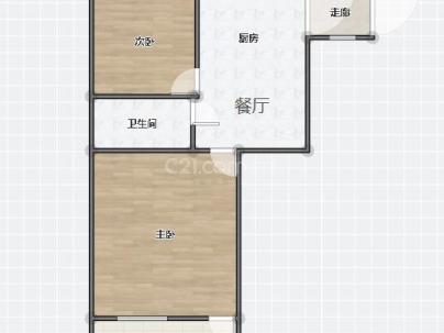 桥儿头茶绿 2室 1厅 48平米