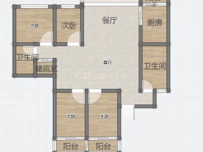 五环家园(五环花园) 3室 2厅 132平米