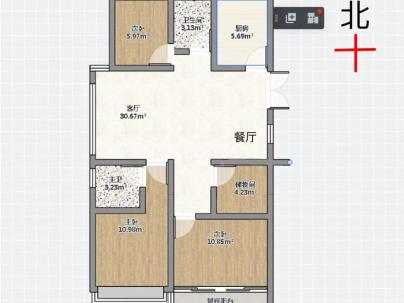东祥锦园(杨府山北片安置房3号地块) 3室 2厅 126.27平米