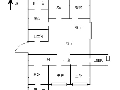 桂华家园 5室 2厅 175平米