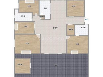 康盛家园 4室 2厅 144平米