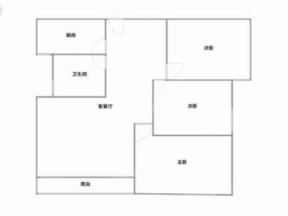 圣门锦园 3室 2厅 104平米