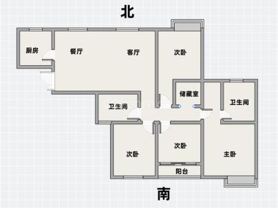 清泰景园 3室 2厅 139平米