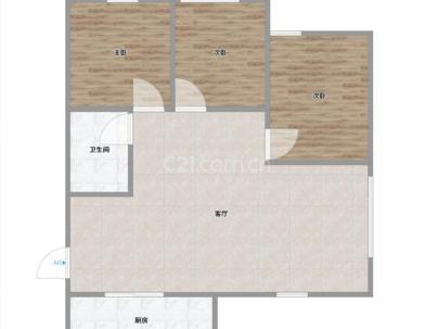 箬笠岙锦园 3室 2厅 104平米